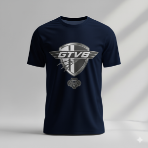 GTA6 Dri-Fit T-Shirt in Blue – Unisex athletic tee with soft Dri-Fit material