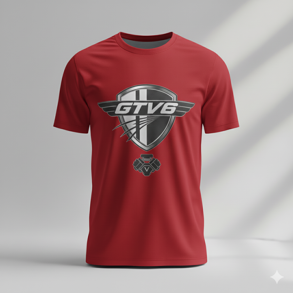 GTA6 Dri-Fit T-Shirt in Red – Stylish unisex sports t-shirt with moisture-wicking fabric