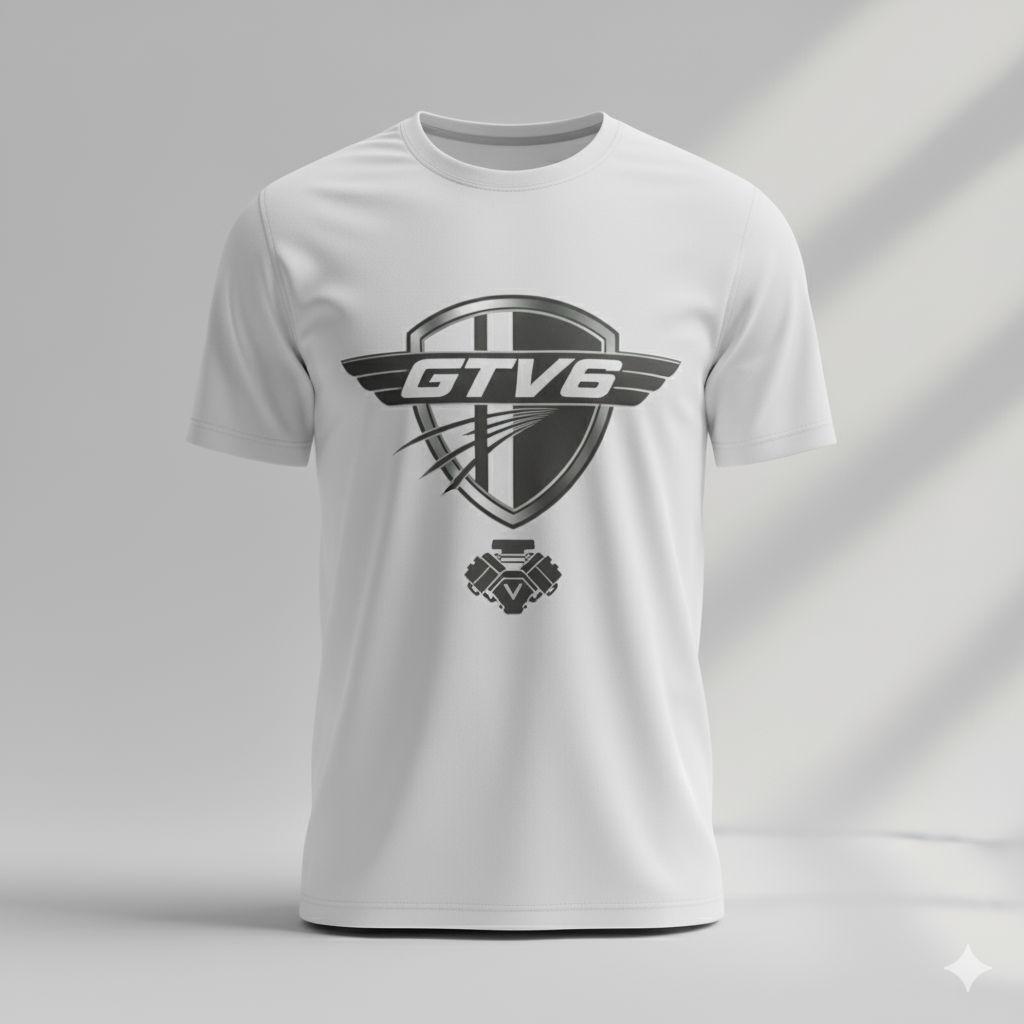 GTA6 Dri-Fit T-Shirt in White – Unisex sportswear, breathable and lightweight fabric